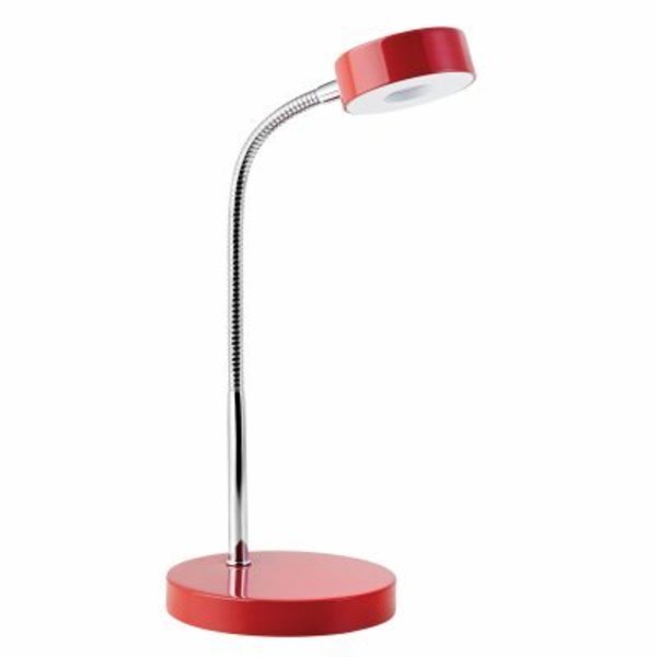 Globe Electric RED LED Desk Lamp 12644